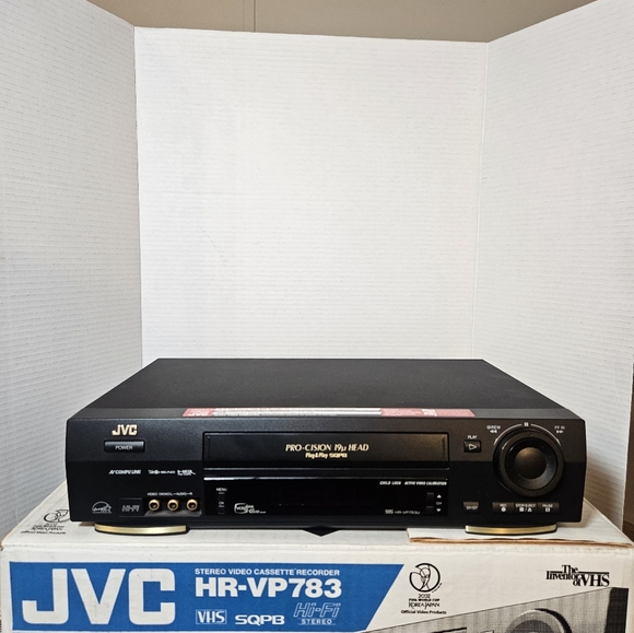 JVC VCR HR-VP783U Pro-Cision 19U Head VCR VHS- WITH Remote and Manual - Picture 7 of 13